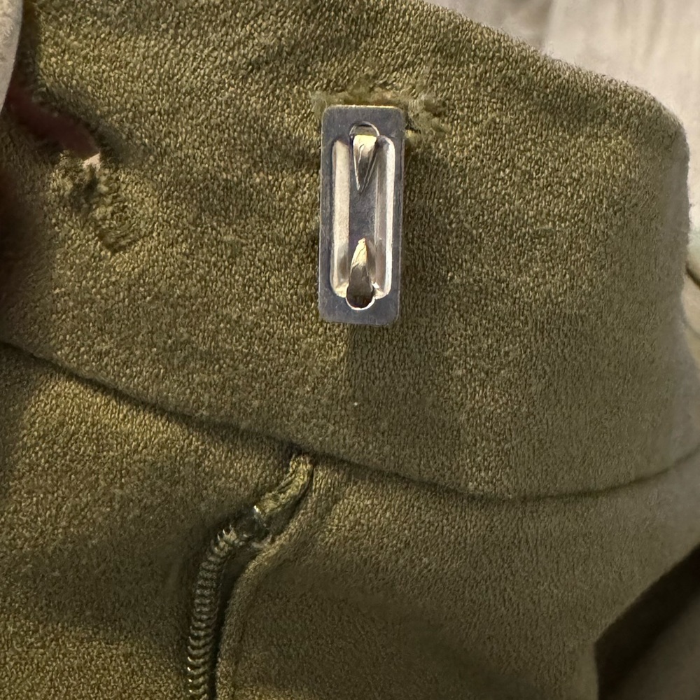 Olive green slacks - Picture 4 of 5